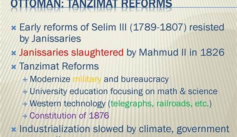 Реформы танзимата влияют на общество и управление, убывающая власть на Ближнем Востоке Powerpoint Presentati Free