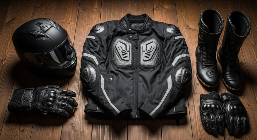 екіпірування для мотоцикла