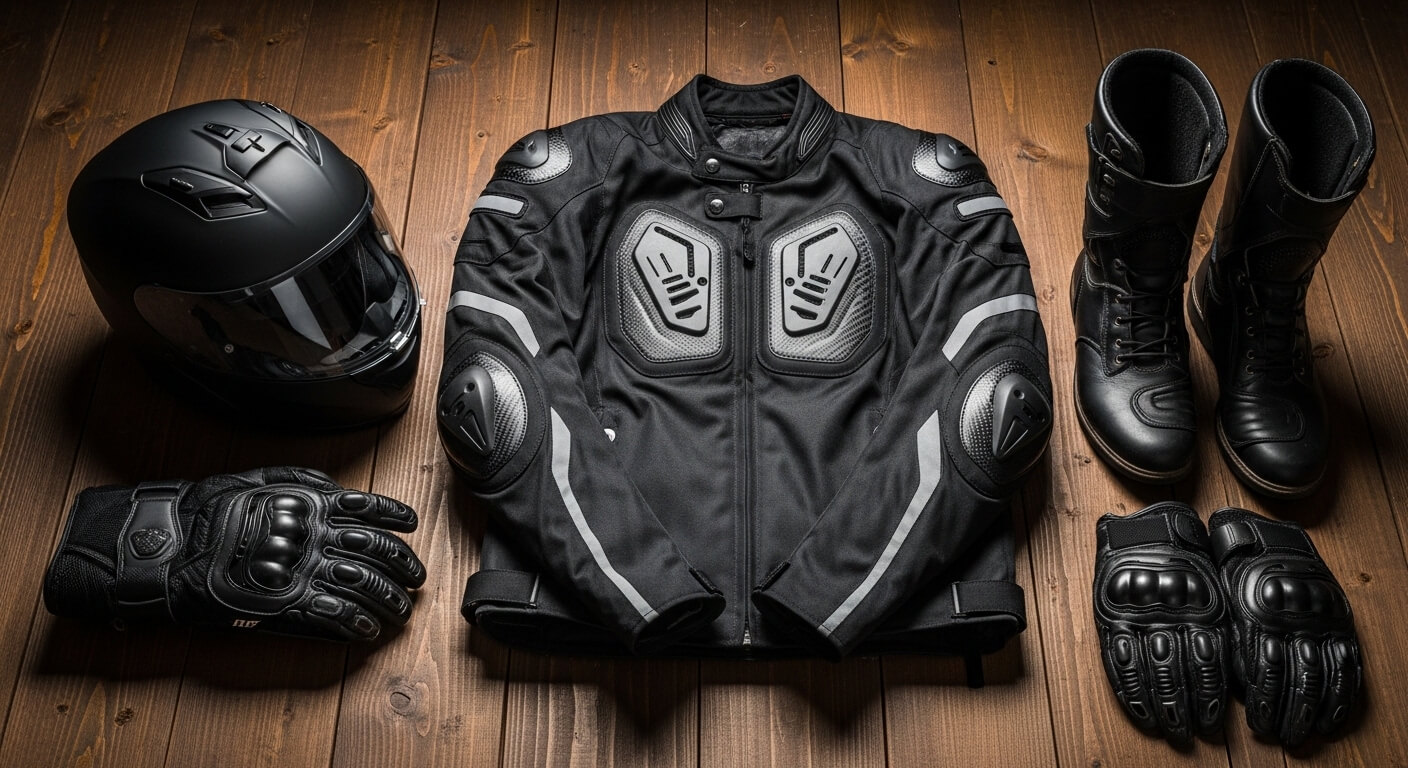 екіпірування для мотоцикла
